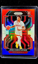 2021-22 Panini Prizm Red White & Blue Prizm #324 Josh Christopher RC Rookie Card