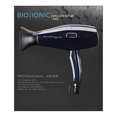 Bio Ionic GRAPHENE MX Professional Dryer Z-DRYER-GRA -Deep Blue- NEW IN BOX