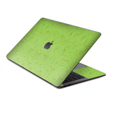 Skin Decal Wrap for MacBook Pro 13" Retina Touch Dripping Cartoon Slime Green