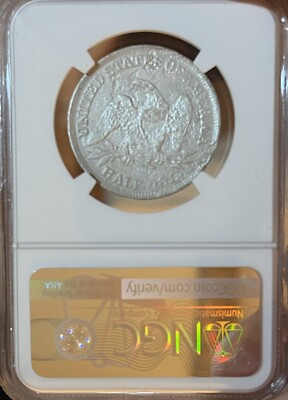 1859-O SS Republic NGC Shipwreck Effect! Seated Liberty Half