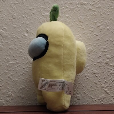 Just Toys Among Us Yellow Crewmate Toikido VR Plush 7" Plant/Sprout Hat A7  | eBay