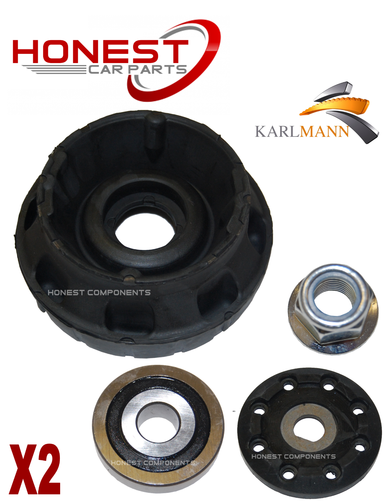 For VAUXHALL VIVARO 0114 FRONT SUSPENSION TOP SHOCK STRUT MOUNTS