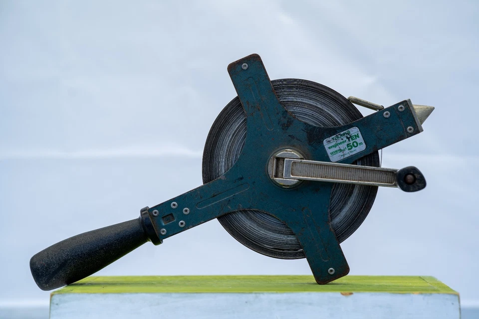 Fita de medição de aço carretel aberto YAMAYO – 50m (precisão e durabilidade japonesas) - Imagem 3 de 4