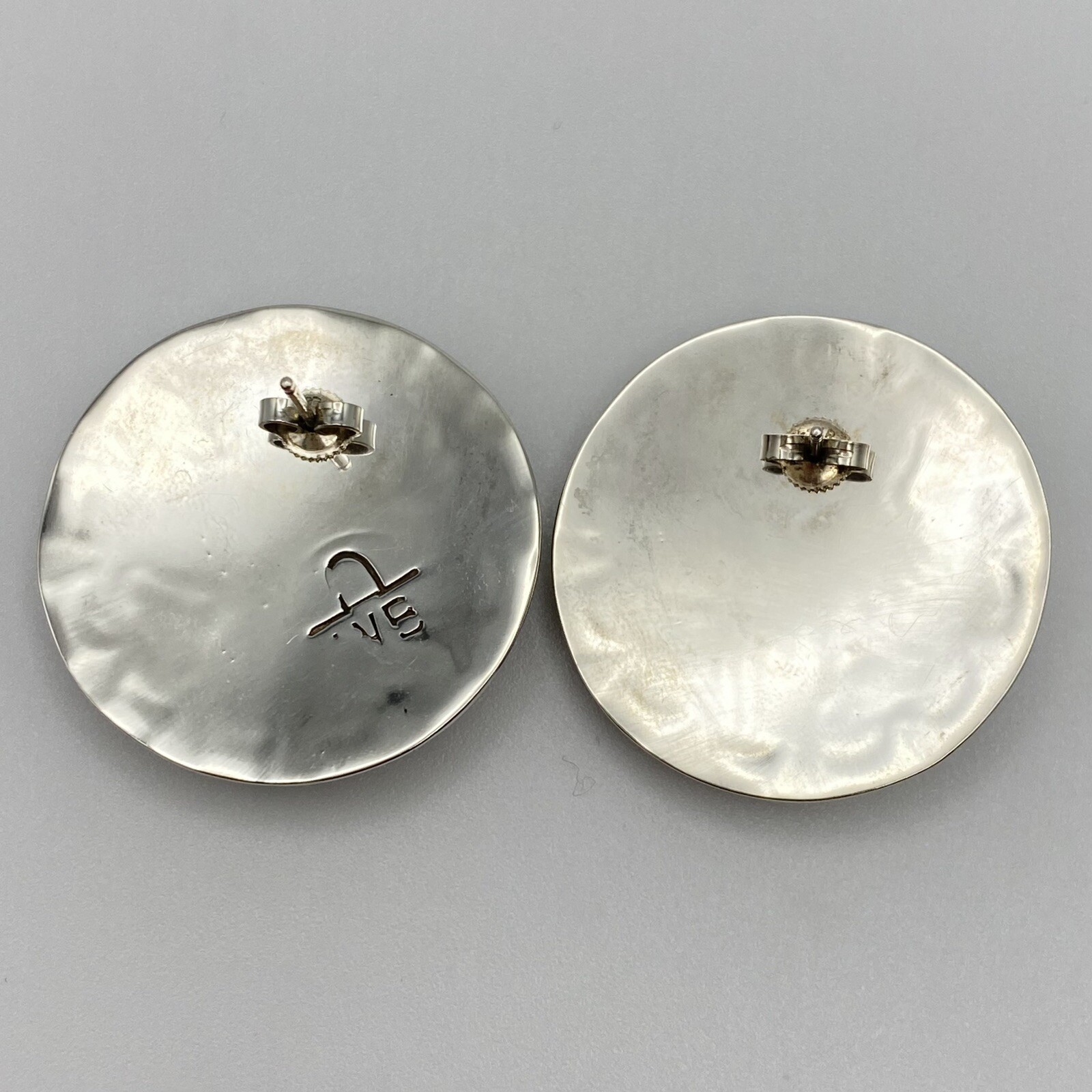 Fine Sterling Silver Multi-Stone Statement Earrin… - image 6