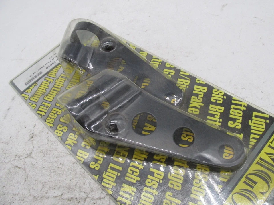 Juegos de soportes de faros negros Emgo personalizados Chopper Bobber Rat 66-35810 Foto 3 de 4