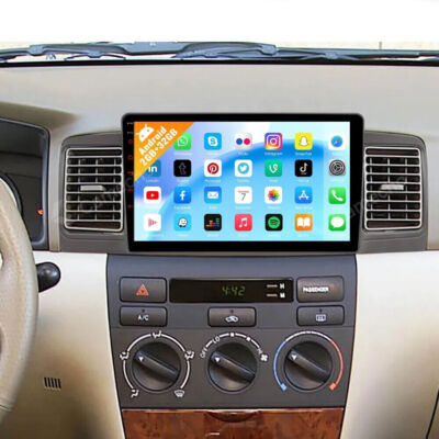 Apple Carplay For Toyota Corolla 2003-2008 Android 12 Car Stereo Radio GPS Navi