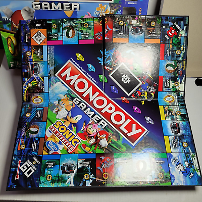 Monopoly Gamer Sonic The Hedgehog Edition Board Game 