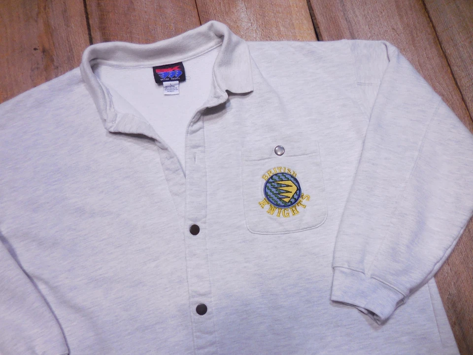 Chaqueta polar vintage British Knights BK-Hip Hop-Baloncesto-años 90-Calle-Rap-Rara Foto 2 de 4