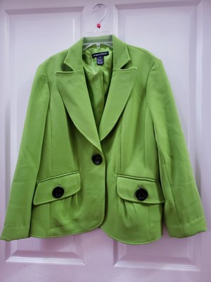 apple green coat