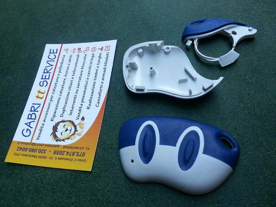 ERONE mini blu green SETR2641 433 FM AM GUSCIO RICAMBIO SHELL SPARE PARTS COVER