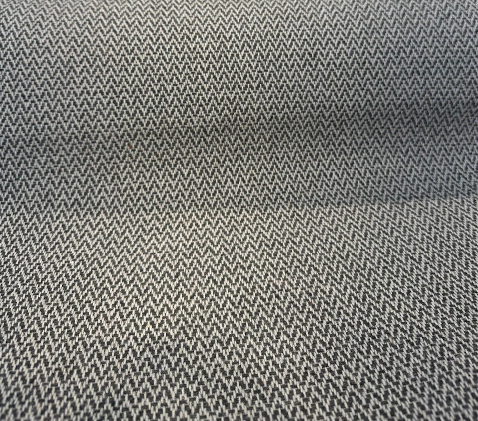 Sunbrella Chevron Sierra угольная тяжелая обивочная ткань для улицы во дворе - Изображение 3 из 4