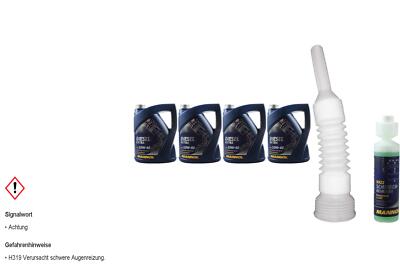 20L MANNOL Motoröl SAE 10W-40 DIESEL EXTRA inkl Auslaufschlauch Scheibenreiniger