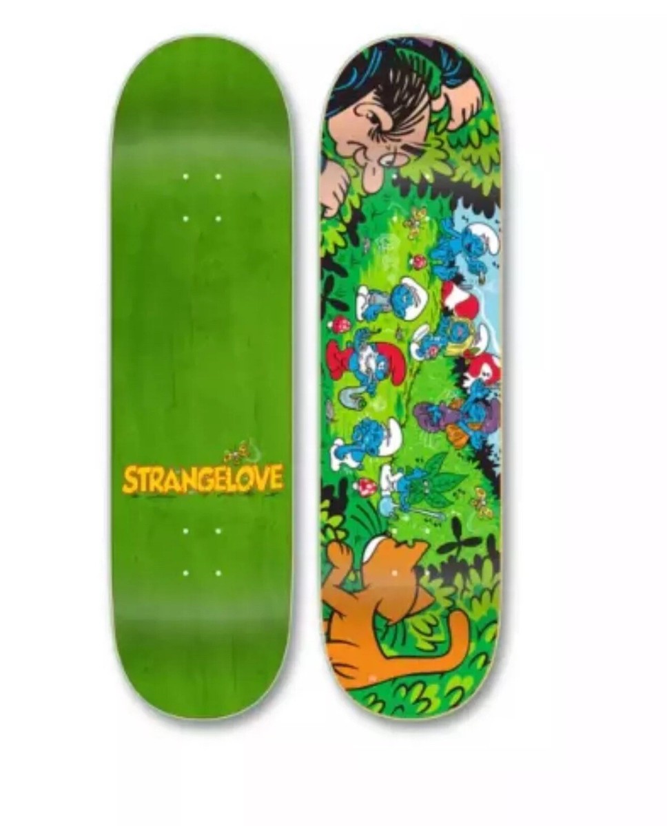 スケートボード STRANGELOVE SKATEBOARDS PANDA DECK & TOY Strangelove Skateboard Deck 9.0 Blue Moon Todd Bratrud **IN