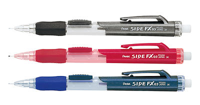 Pentel SIDE FX Mechanical Pencil Side Button 0.5mm Japan Eraser