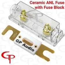 Ceramic ANL Fuse block GP Car Audio w/ 300 amp FUSE holder