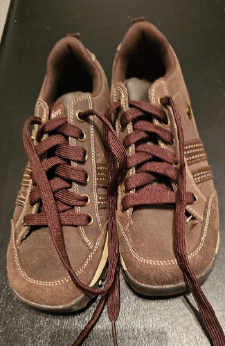 Skechers 46397 Hiking Walking Shoes Womens 7 Grand Jam Brown Distressed Leather - Picture 2 of 9