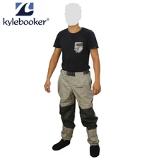 Fly Fishing Waders Pants Breathable Waist Trousers Waterproof Stockingfoot Wader