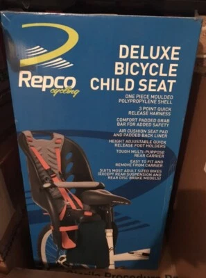 repco deluxe bicycle child seat