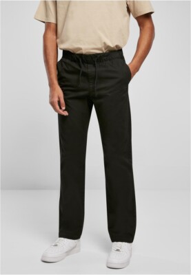 Urban Classics Hose Straight Slit Trouser Black