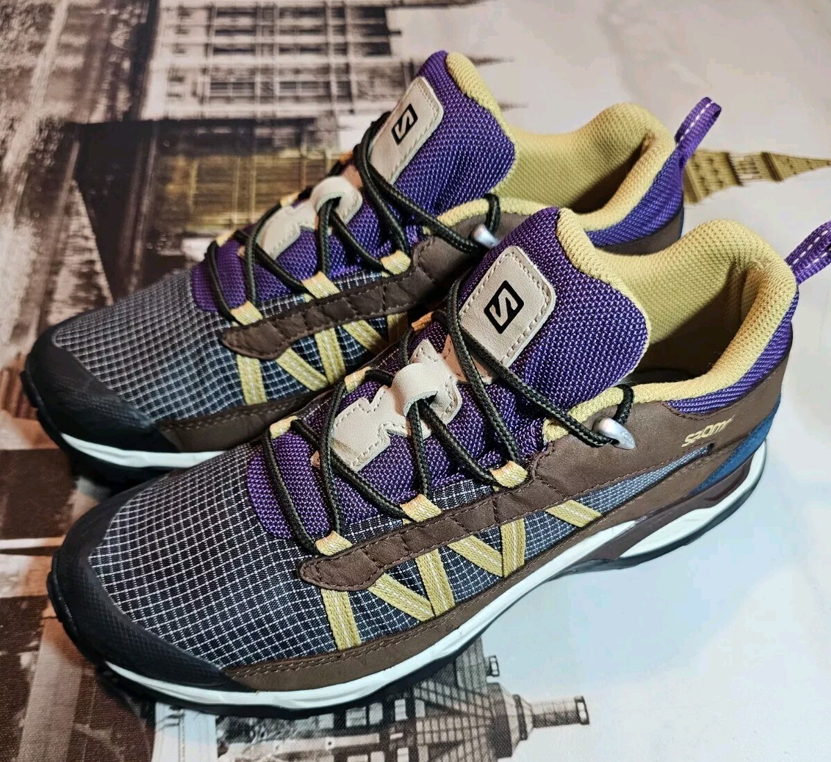 Salomon Shelter Low LTR 12 Vaniglia Ghiaccio Cioccolato Fondente Gorpcore Uomo Taglia 8 5