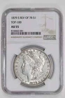 1879-S REVERSE OF 1878 MORGAN DOLLAR NGC AU55