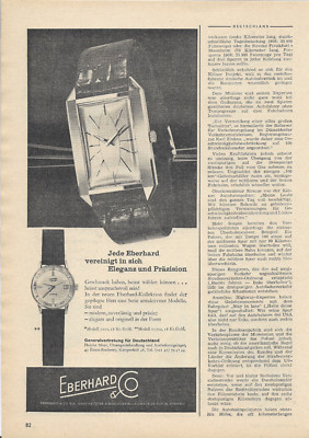 Eberhard & Co 1962 - Vintage Werbung Anzeige Reklame - yellowed_vintageads