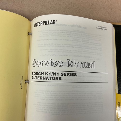 CAT Caterpillar TESTING & ADJUSTING ELECTRICAL COMPONENTS SERVICE MANUAL GUIDE - Picture 11 of 13