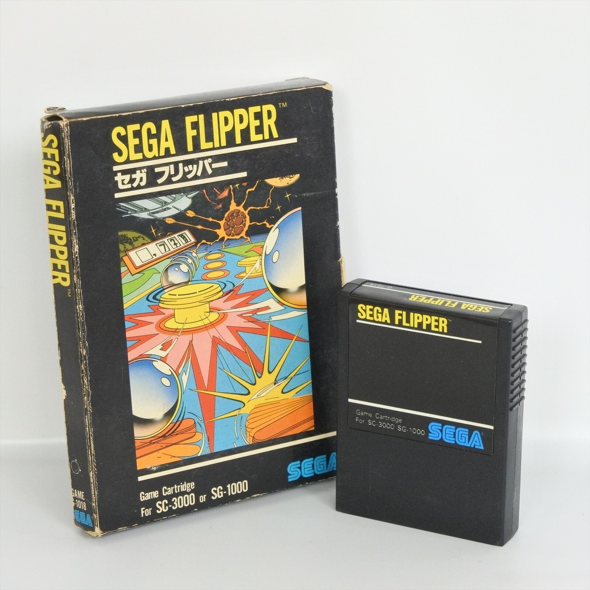 SC-3000 SG-1000 SEGA FLIPPER Big box G-1018 No Instruction 2062