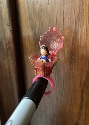 Vintage Bluebird Polly Pocket 1993 Pixies Rose Dream Ring Complete