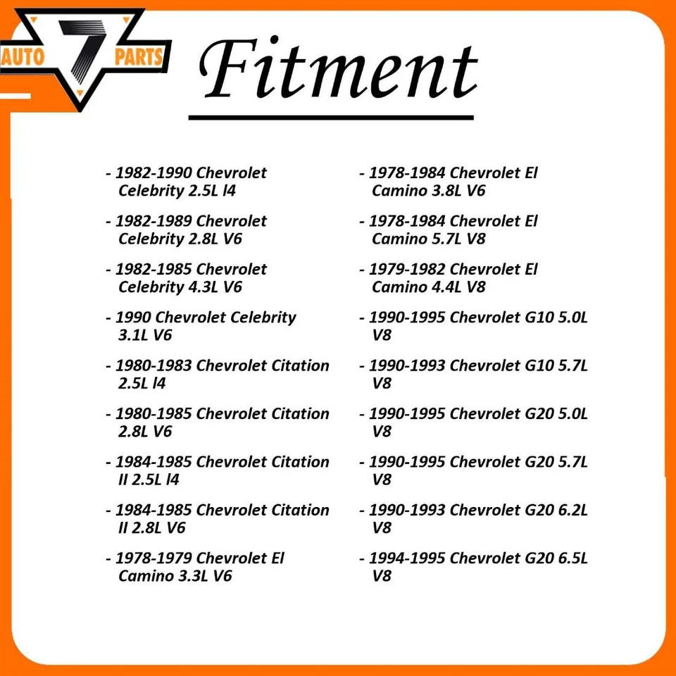 挡风玻璃雨刮片前左前右 Pronto 适用于雪佛兰 G10 1990 - 1995 — 第 2/4 张图片