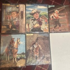 Roy Rogers 11X14 Tray Puzzles Whitman Cowboy Trigger 5 Total