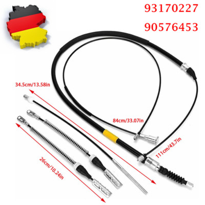 (5 tlg.) HANDBREMSSEILE FÜR OPEL CORSA C KOMPLETT-SET FESTSTELLBREMSE SEILZUG