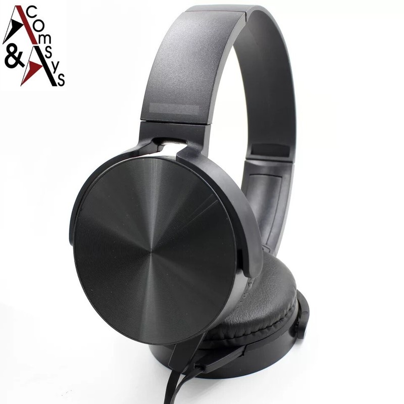Stereo 0 1/8in Headset with Microphone Jack Gaming Headphones PC Laptop Black