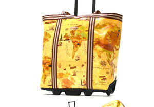 olympia usa cosmopolitan rolling shopper tote