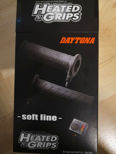 Manijas calefactoras Daytona calefacción de mango 4 niveles 22,2 mm 7/8 Heated Grips soft line abierto - Imagen 5 de 6