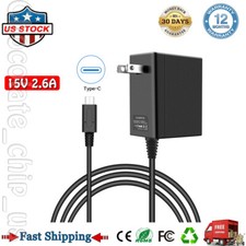 For Nintendo Switch Fast Charger AC Adapter Power Supply Cord 2.6A Type C Cable