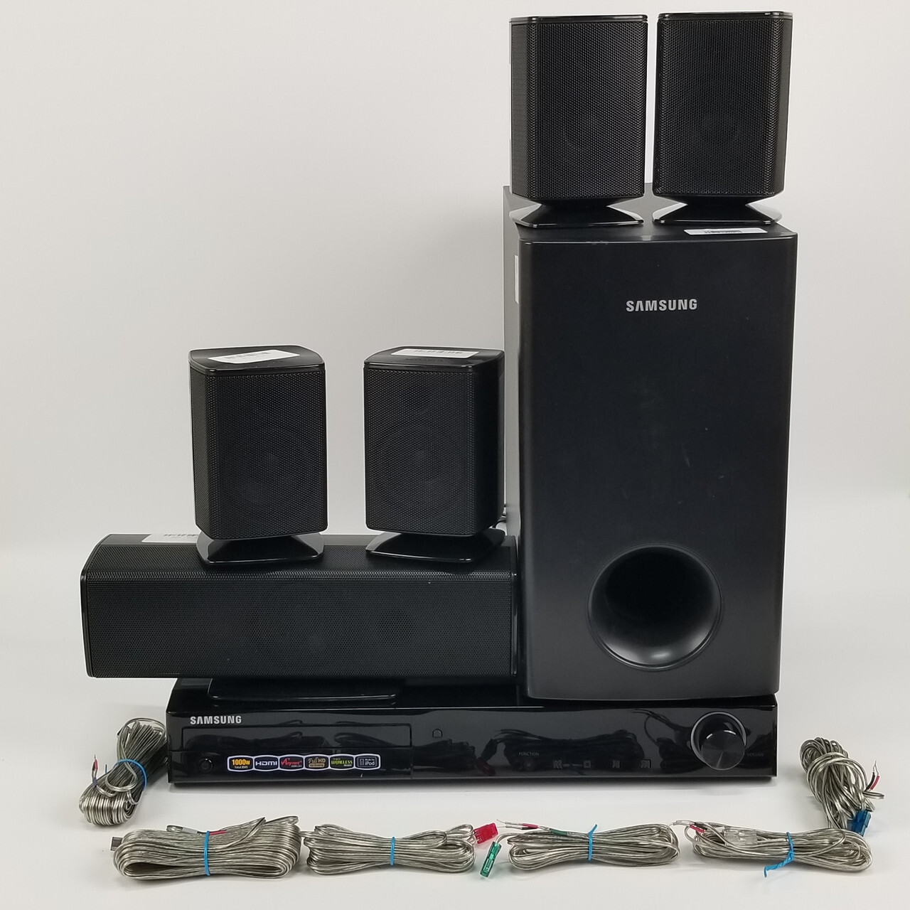 Samsung HTZ310 Home Theater System with Remote 7 Piece Set Grade A