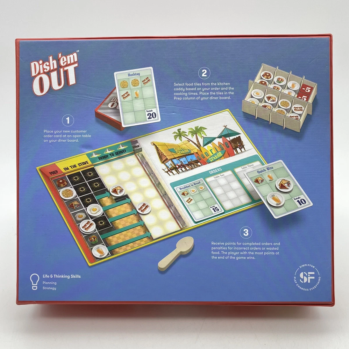 Dish 'em Out: A Diner-Theme Strategy Game – SimplyFun