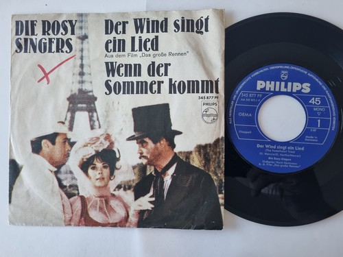 Die Rosy Singers - Der Wind Singt Ein Lied (The Sweetheart Tree) 7'' Vinyl - Zdjęcie 1 z 5