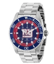 Invicta NFL New York Giants Men's 47mm Limited Stainless Quartz Watch 36933