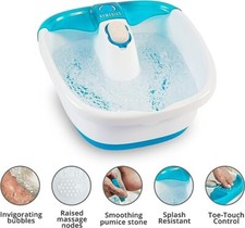 Foot Spa/Bath, Homedics Bubble Mate, with Heat, Toe Touch Controlled