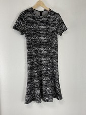 Lord & Taylor Sweater Dress XS Women Tie Dye Knit XSmall S/S Knee Length N301