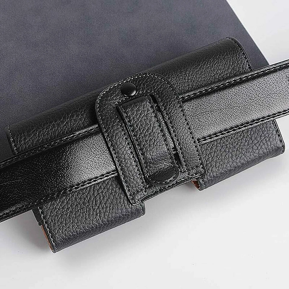 Funda de cuero con clip para cinturón para Samsung Galaxy S23 S21 Ultra/FE S20 Foto 3 de 4