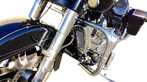 Kit de enfriador de aceite montado en cuadro ultracool - Cromo motocicleta bicicleta de calle SMSP-2C Foto 2 de 4