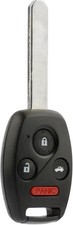 Replacement 4-Button Remote Car Key Fob Insert for Accord 2008 2009 2010 2011 20