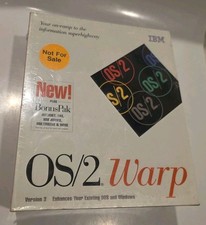 IBM OS/2 Warp Version 3 Operating System Plus Bonus Pak RARE Uses Your DOS  WIN