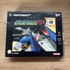 Lylat Wars Star Fox 64 Nintendo 64 N64 PAL Version Game. Big box. No rumble pak.