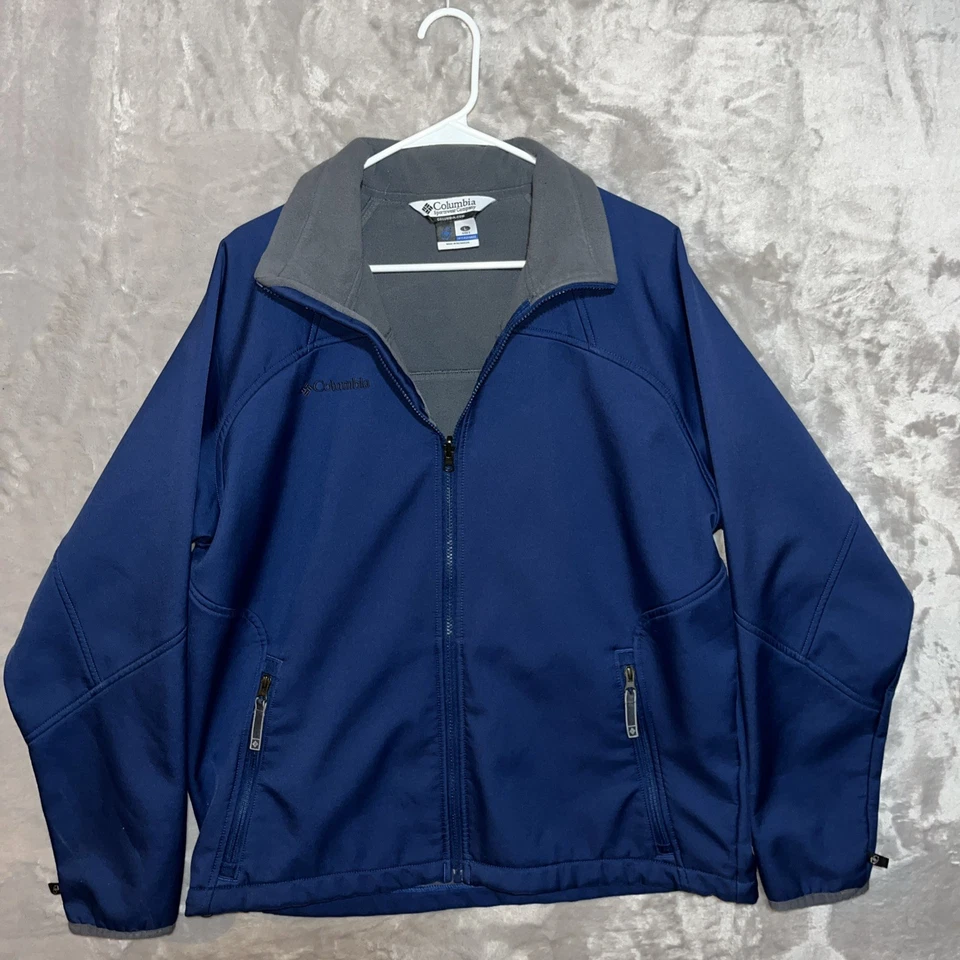 Columbia Ascender Softshell Jacket for Men, Size Large - Navy - Image 2 of 4