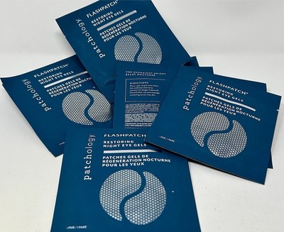 Patchology Flashpatch Restoring Night Eye Gels - Dark Circles 10 pairs NEW 