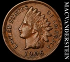 1906 Indian Head Cent - Scarce  High Grade  Lustrous  No Reserve  #L4621
